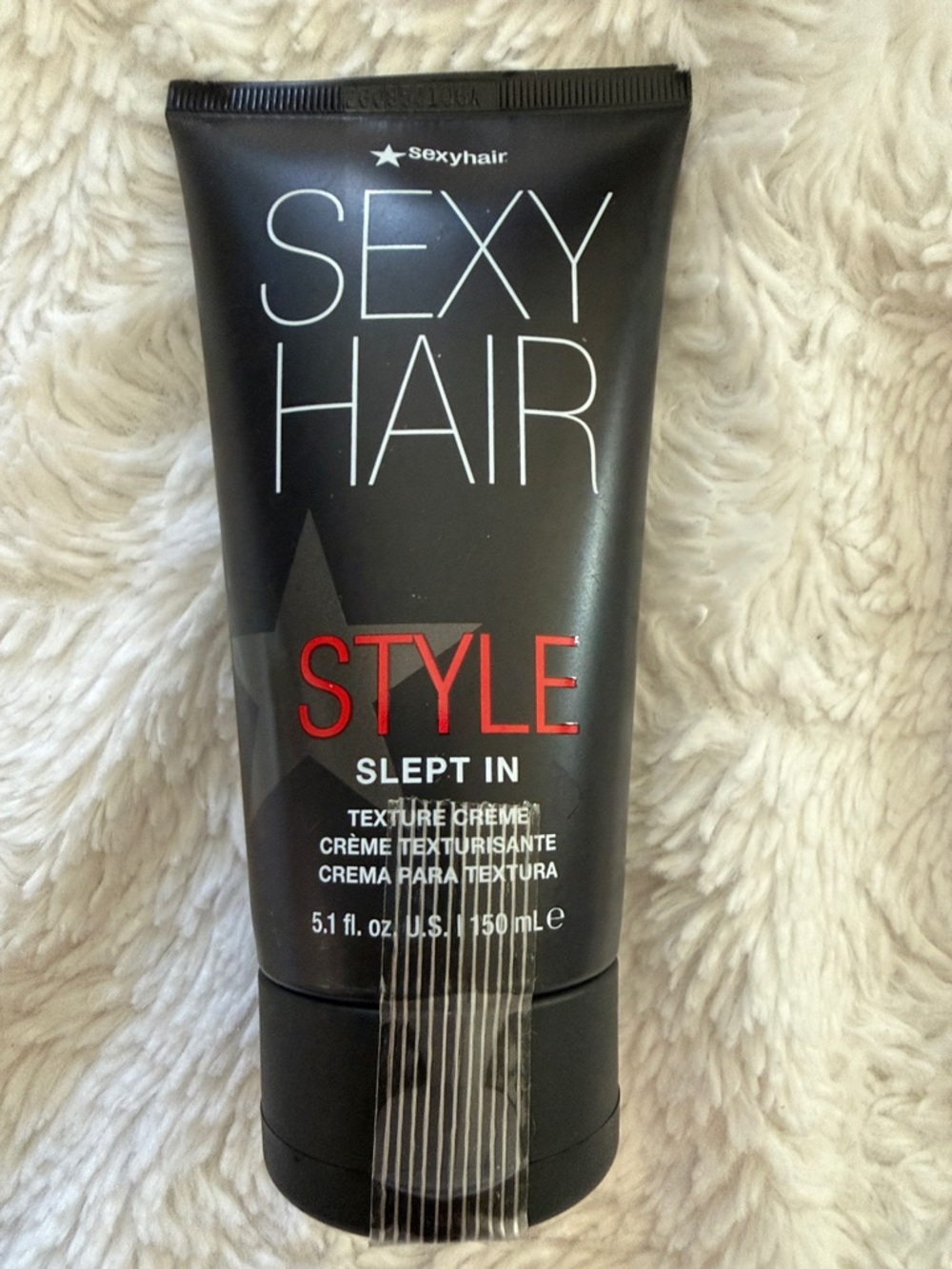SexyHair Style Slept In Texture Creme - Black